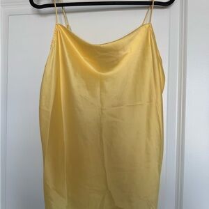 Nine West Lemon Satin Camisole